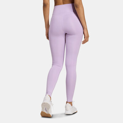 adidas Women's Optime Essentials Training Leggings Purple