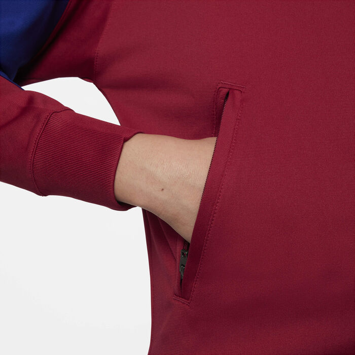 Nike Kids' F.C. Barcelona Strike Dri-FIT Football Tracksuit Maroon image number 6