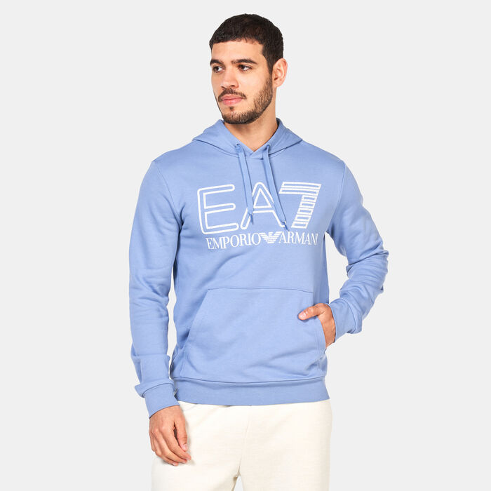 EA7 Emporio Armani Men's Logo Pack Hoodie Blue image number 0