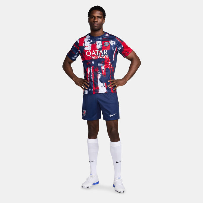 Nike Men's Paris Saint-Germain Dri-FIT Academy Pro Home Pre-Match Football Top Blue image number 2