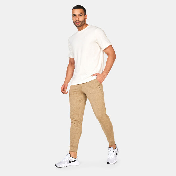 Nike Men's Yoga Dri-FIT Joggers Beige image number 2
