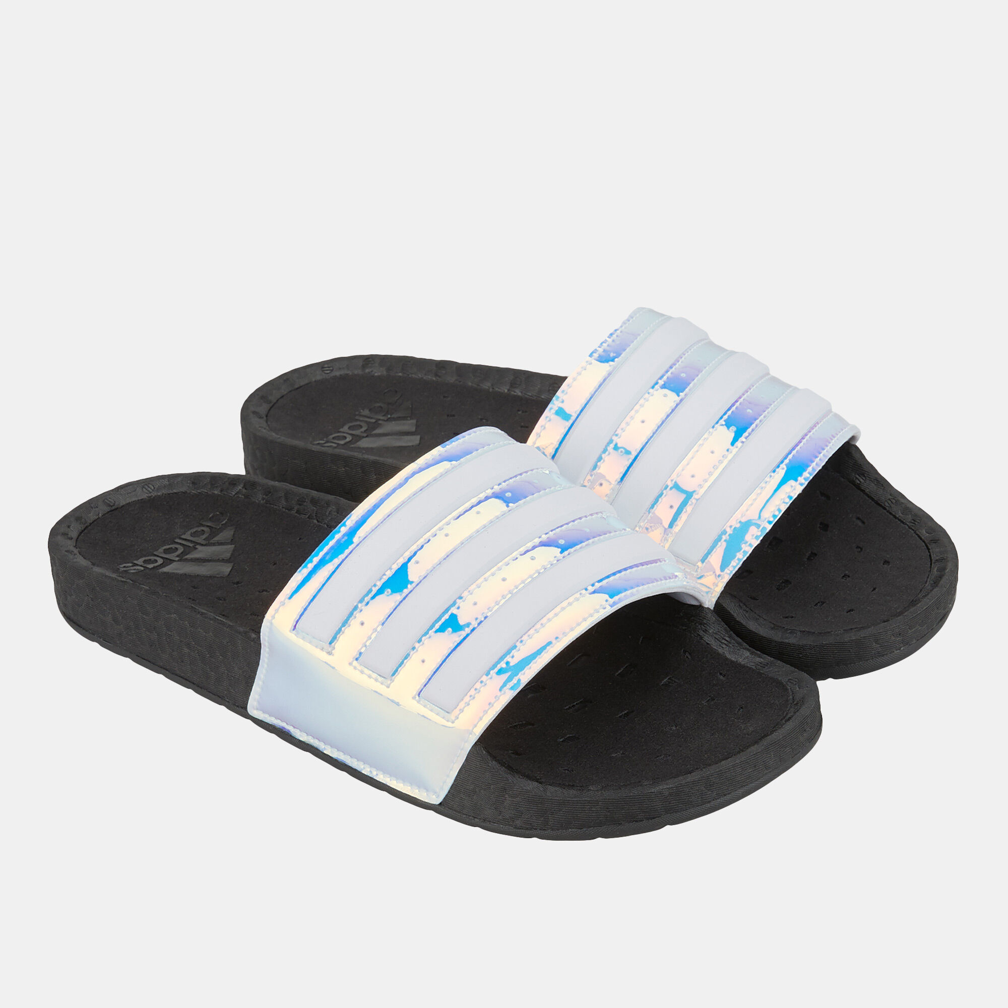 Buy adidas Adilette Boost Slides Metallic in Dubai UAE SSS