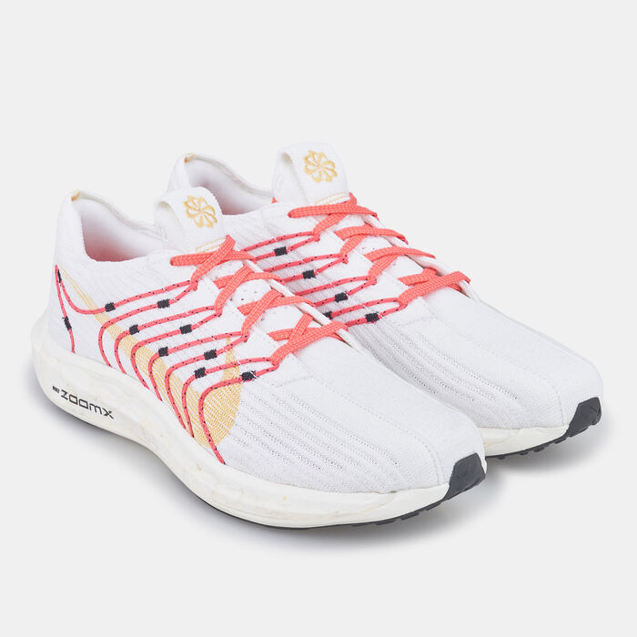 Nike Women's Pegasus Turbo Road Running Shoes White image number 2