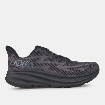 HOKA Women's Clifton 9 Road Running Shoe Black