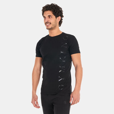 Gym King Men's Text Logo T-Shirt Black