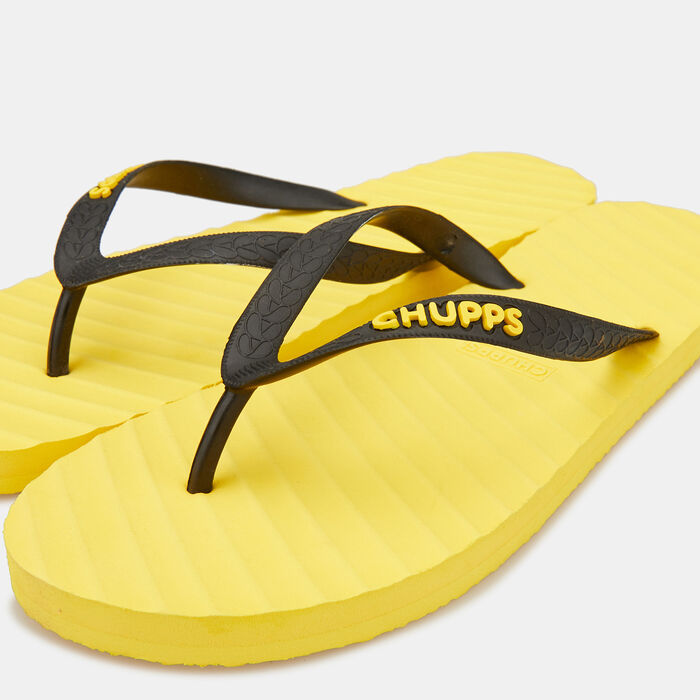 Chupps Men's Banana Leaf Flip Flops Black image number 2