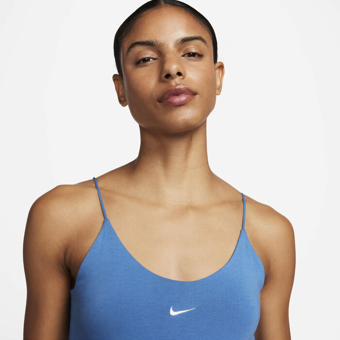 Nike Women's Sportswear Chill Cami Bodysuit Blue image number 2
