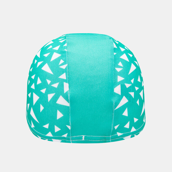 Speedo Kids' Printed Polyester Swimming Cap Green image number 1