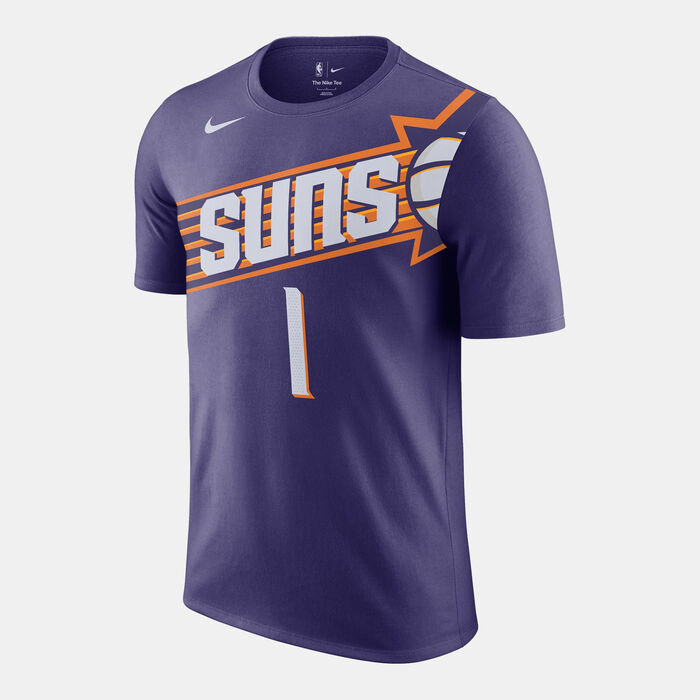 Nike Men's NBA Phoenix Suns Devin Booker T-Shirt Purple image number 0