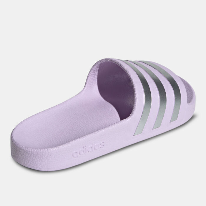 adidas Women's Adilette Aqua Slides Grey image number 1