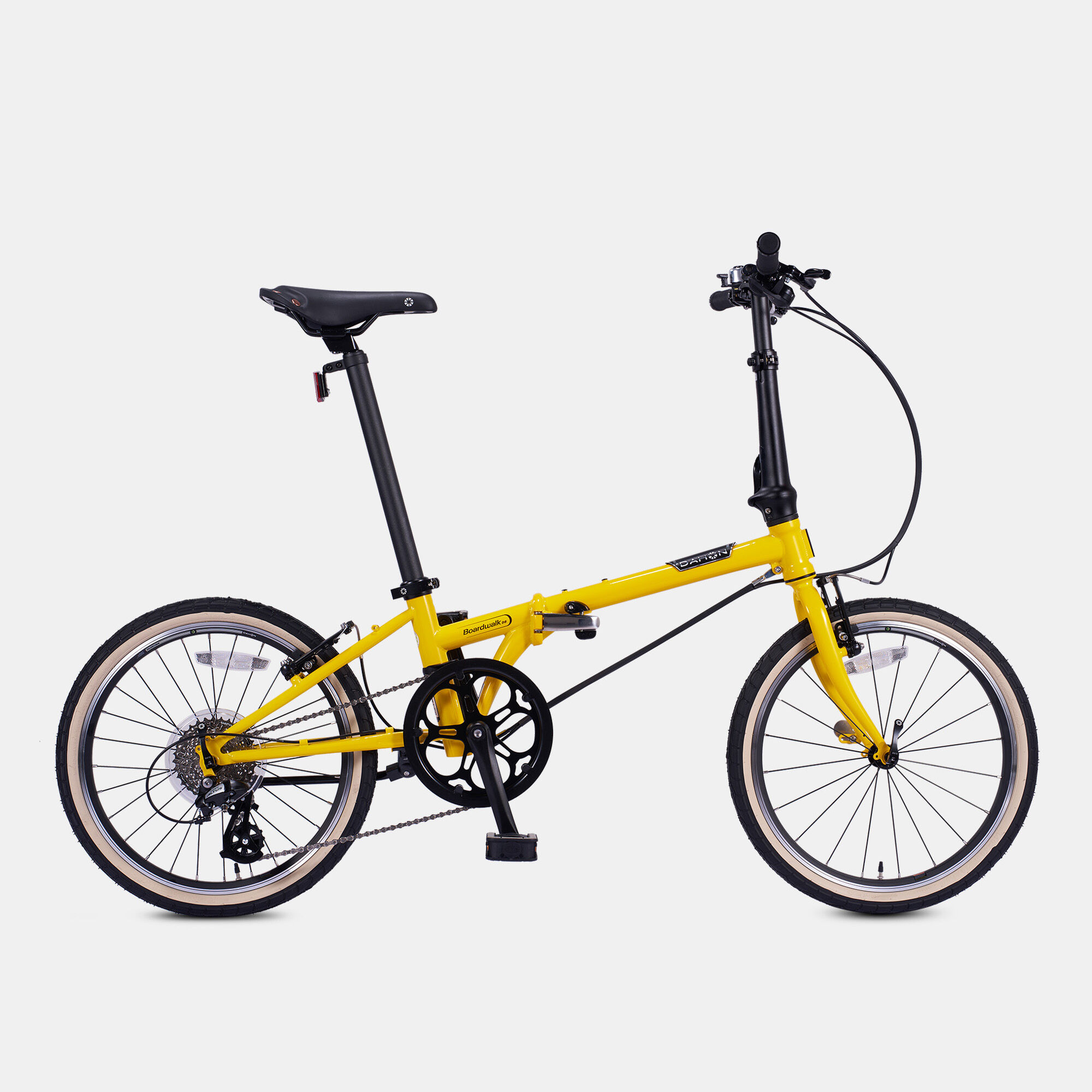 Dahon Bike Boardwalk D8 Folding Bike Yellow Online in Dubai & UAE -SSS