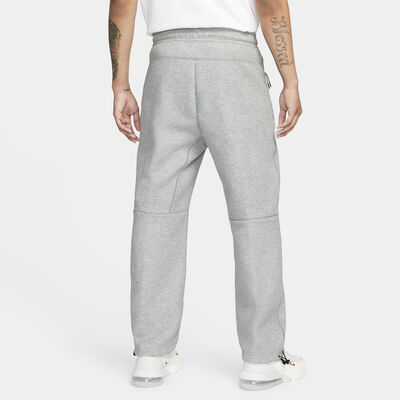 Nike Men's Sportswear Tech Fleece Open-Hem Tracksuit Bottoms Grey