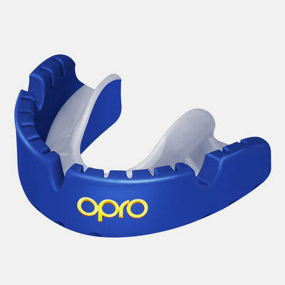OPRO Self-Fit Gold-Level Braces MMA Mouth Guard Blue