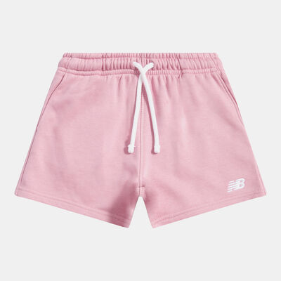 New Balance Kids' Stacked Logo Leggings Pink