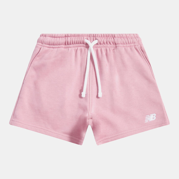 New Balance Kids' Stacked Logo Leggings Pink image number 0