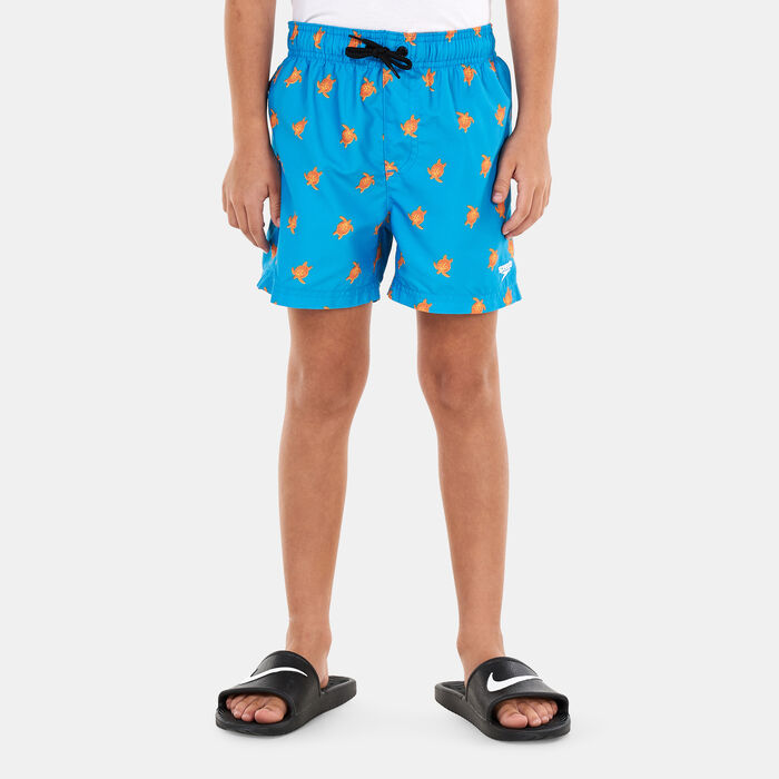 Speedo Kids' Printed 13-Inch Swimming Shorts Blue image number 0