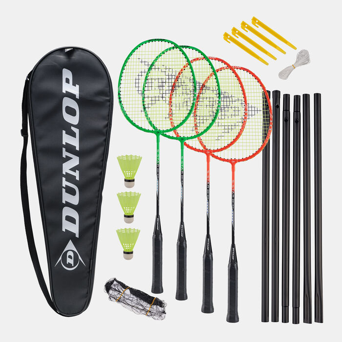 Dunlop Kids' S-STAR SSx 2.0 4 Player Badminton Set Multi image number 0