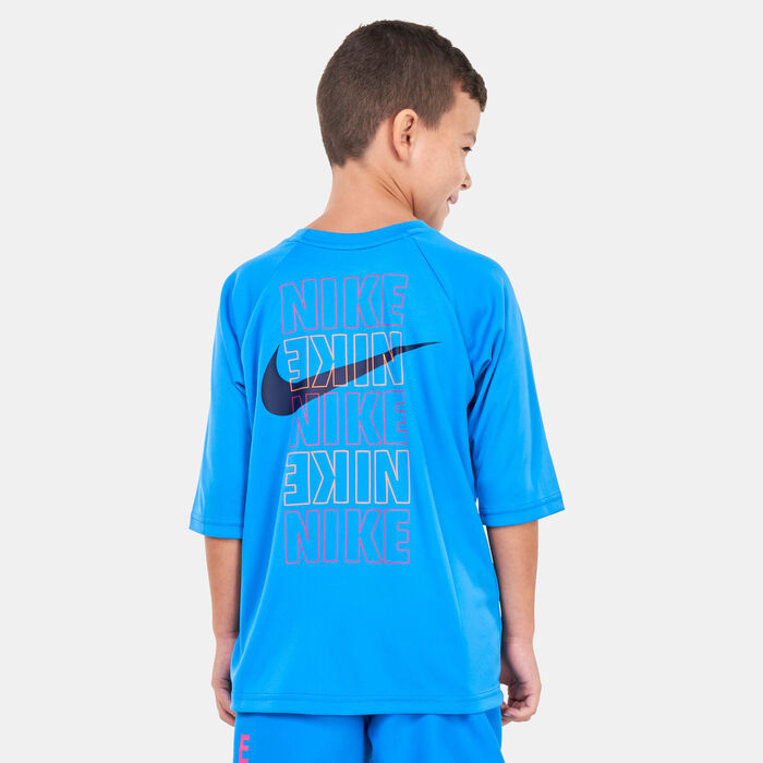 Nike Swim Kids' Short Sleeve Hydroguard Blue in Dubai, UAE | SSS