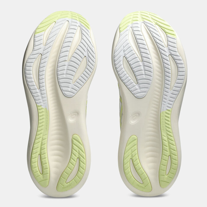 ASICS Men's GEL-NIMBUS 27 Running Shoes White image number 4