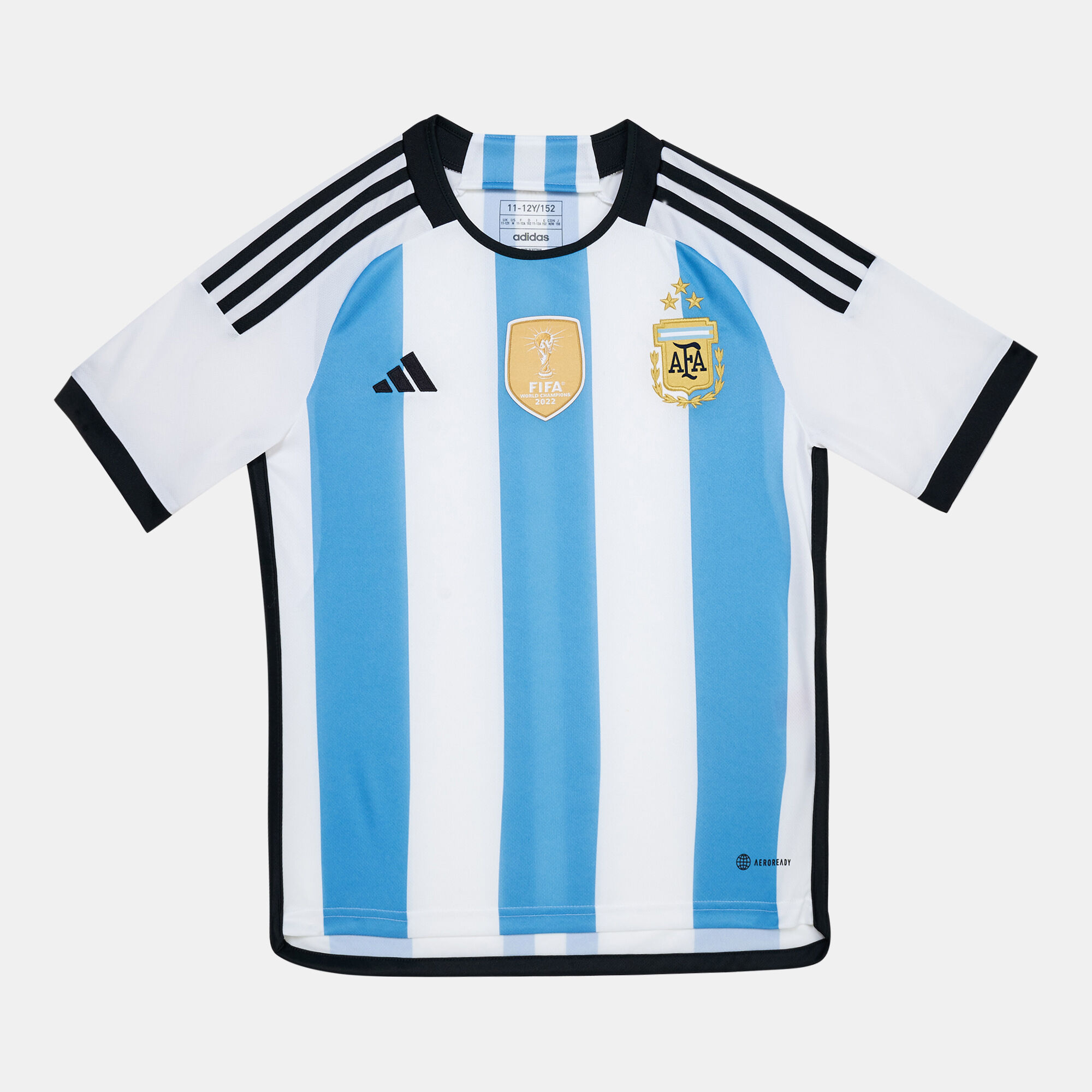 adidas Argentina 22 Winners Home Jersey Kids - White