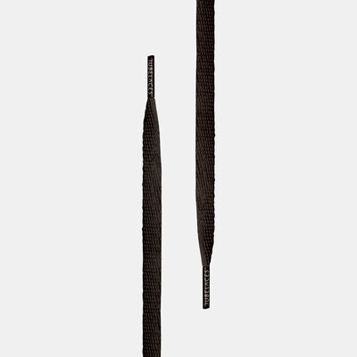 TUBELACES Flat Shoelaces Black
