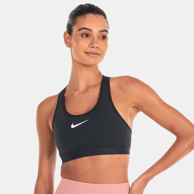 Nike Women's Swoosh High Support Non-Padded Sports Bra Black