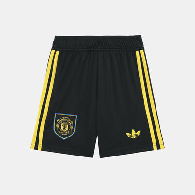 adidas Kids' Manchester United 25/26 3rd Replica Football Shorts Black