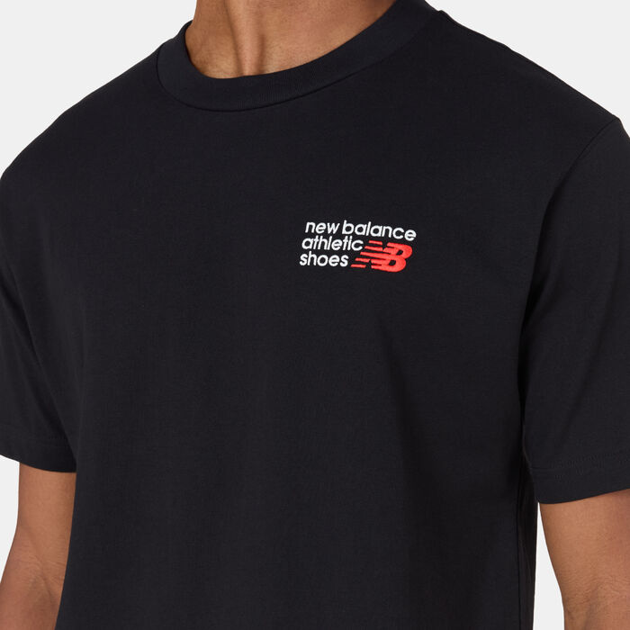 New Balance Men's Athletics Premium Logo T-Shirt Black image number 3