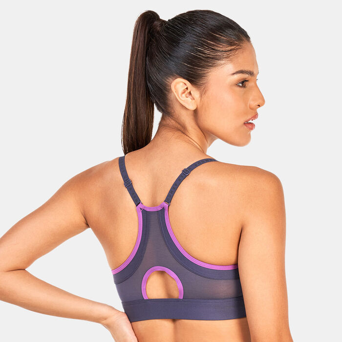 Under Armour Women's Infinity Low Sports Bra Purple image number 1