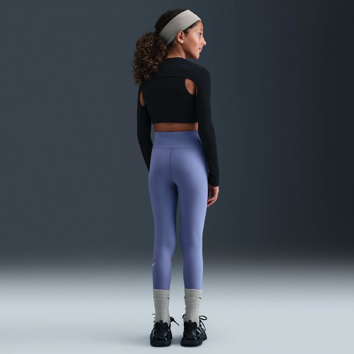 Nike Kids' One Dri-FIT Training Leggings Blue image number 3