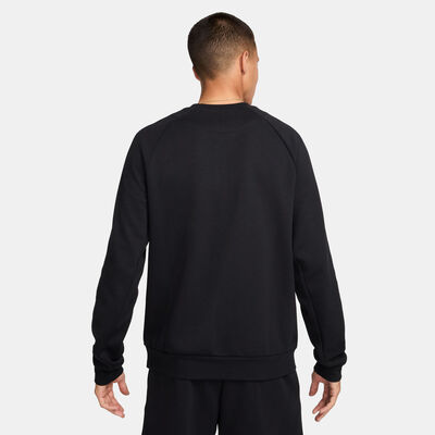 Nike Men's Primary Fleece Dri-FIT UV Performance Sweatshirt Black