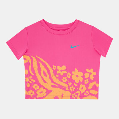 Nike Kids' Wild Flower Tempo T-Shirt and Shorts Set Pink