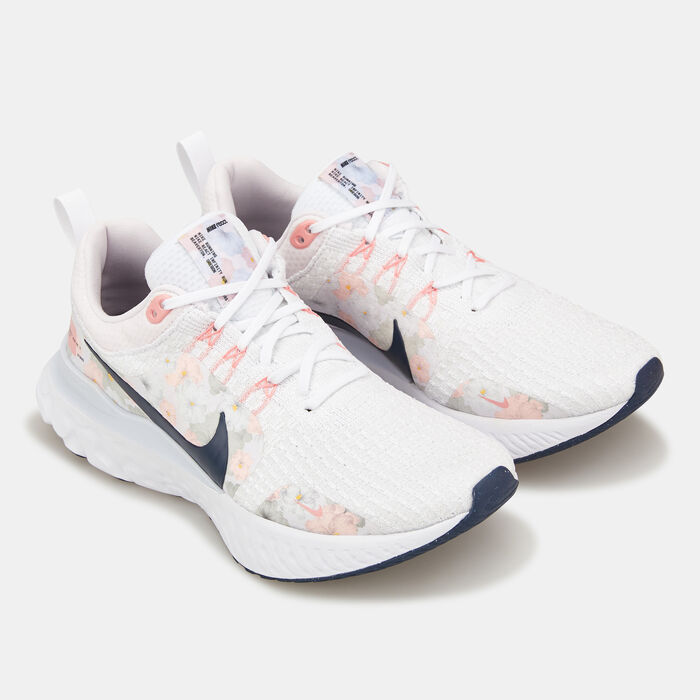 Nike Women's React Infinity 3 Premium Road Running Shoe White image number 1