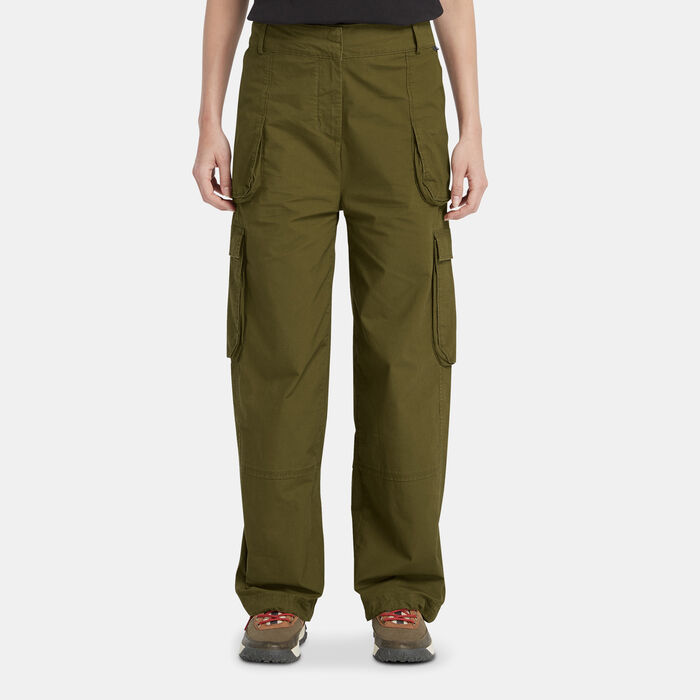 Timberland Women's Woven Utility Pants Green image number 0