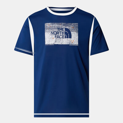 The North Face Men's Foundation Abstract Graphic T-Shirt Blue