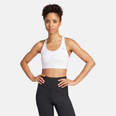 adidas Women's Ultimateadidas High-Support Running Sports Bra White