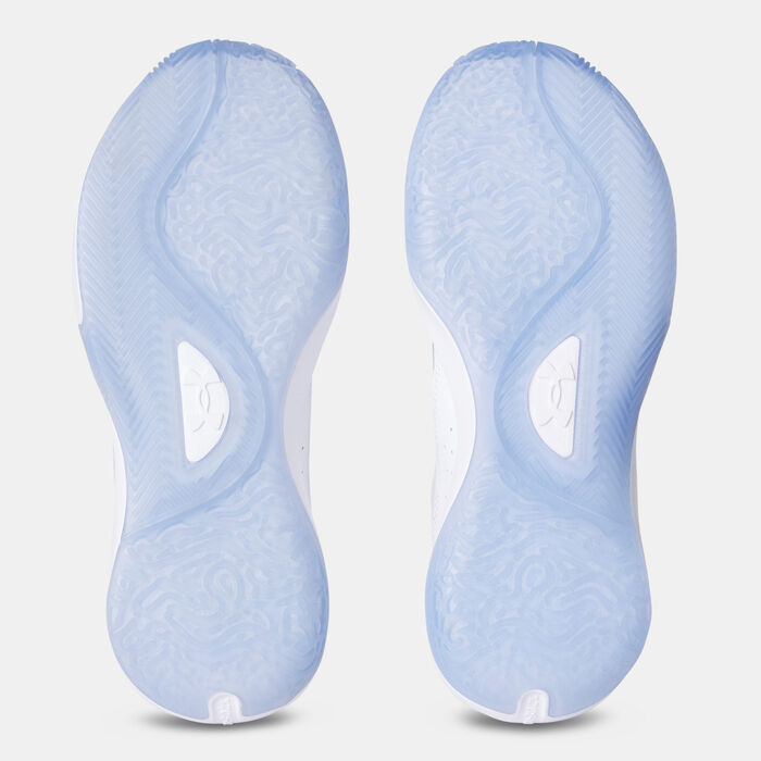 Under Armour Lockdown 7 Low Basketball Shoes White image number 3