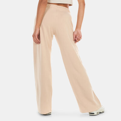 Buy Nike Women's Sportswear Club Fleece Mid-Rise Wide Pants Brown