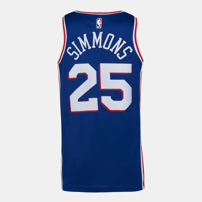 Ben Simmons Philadelphia 76ers Men's XL Adidas Swingman NBA Jersey Blue