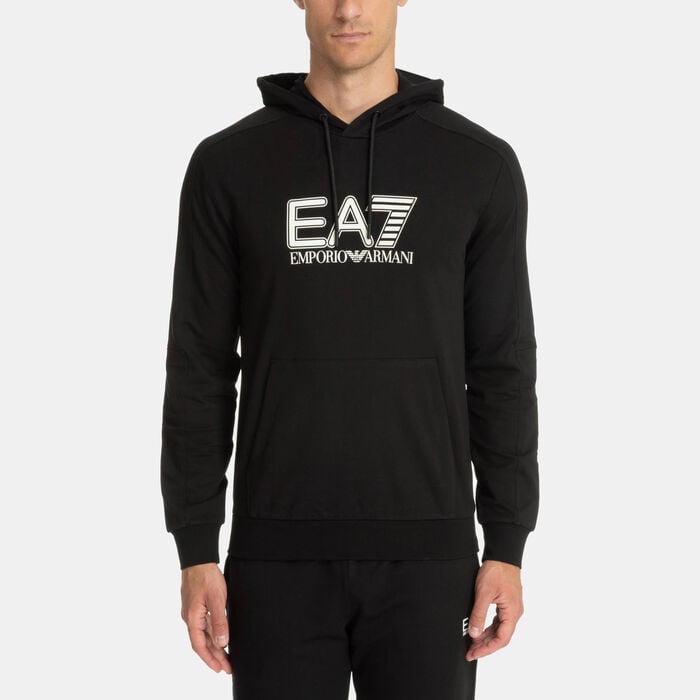 EA7 Emporio Armani Men's Train Visibility Hoodie Black image number 0