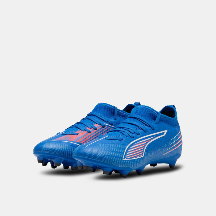 PUMA Kids' ULTRA 6 MATCH Multi-Ground Football Shoes Blue image number 1