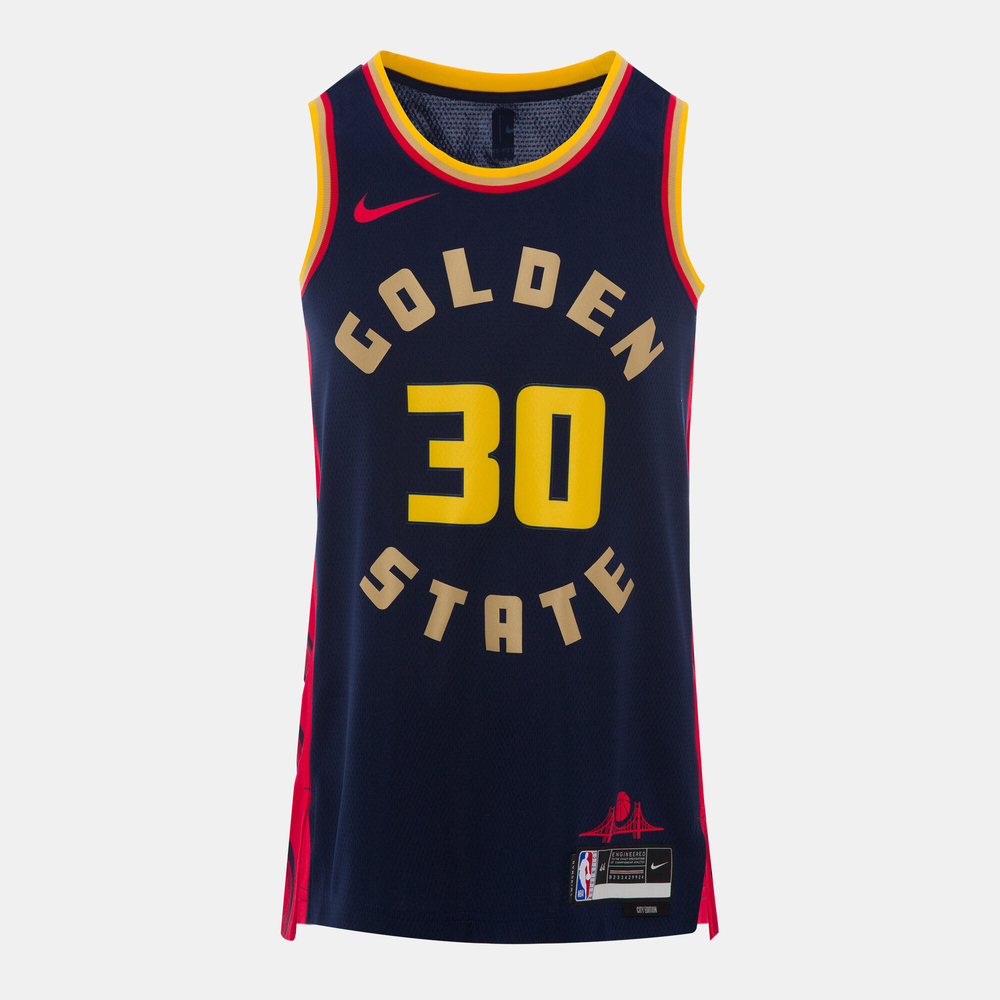 Men's 24/25 NBA Stephen Curry Golden State Warriors City Edition Replica  Swingman Basketball Jersey