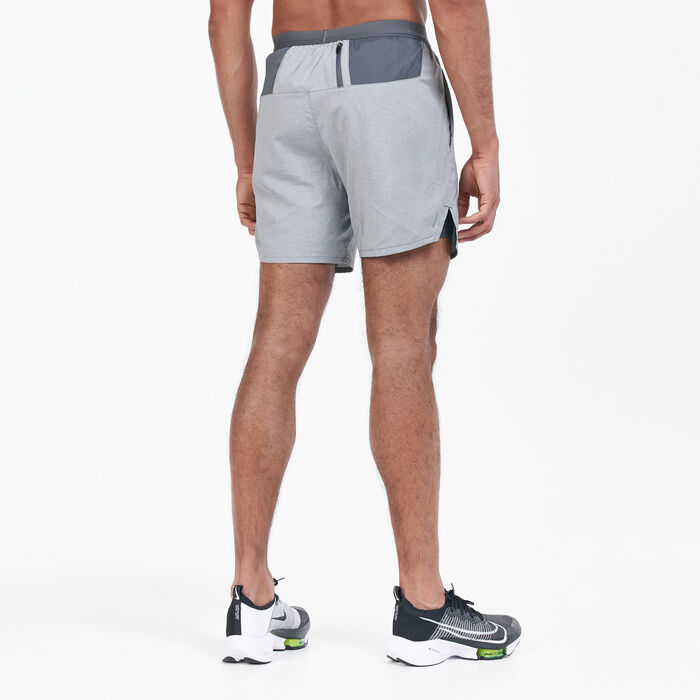 Nike Men's Running 2-in-1 Flex Stride 7 Inch Shorts Grey image number 1
