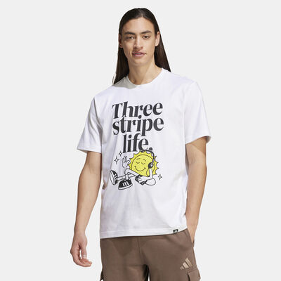 adidas Men's Positivity Graphic T-Shirt White