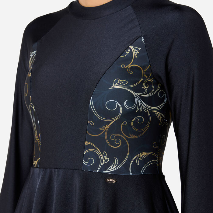 COEGA Women's Modest 2-Piece Swimsuit Black image number 3