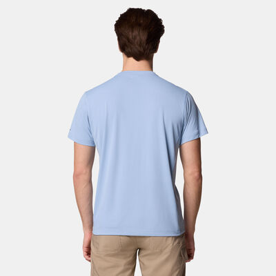 Columbia Men's Zero Rules Light Technical Hiking T-Shirt Blue