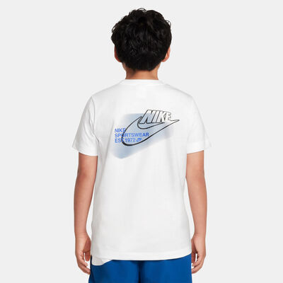 Nike Kids' Sportswear Standard Issue Graphic T-Shirt White
