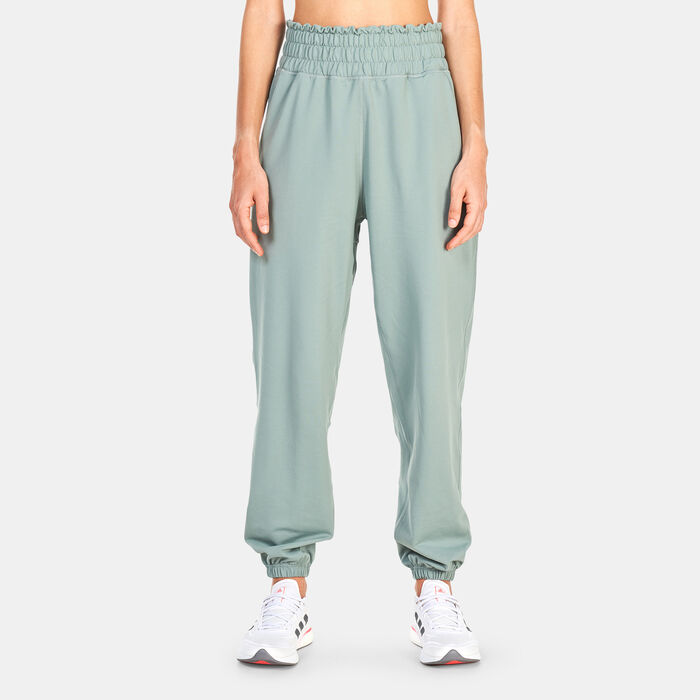 adidas Women's Yoga Studio Joggers Green image number 0