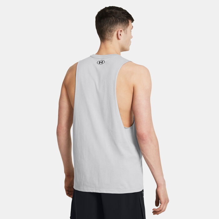 Under Armour Men's Project Rock Payoff Graphic Tank Top Grey image number 1