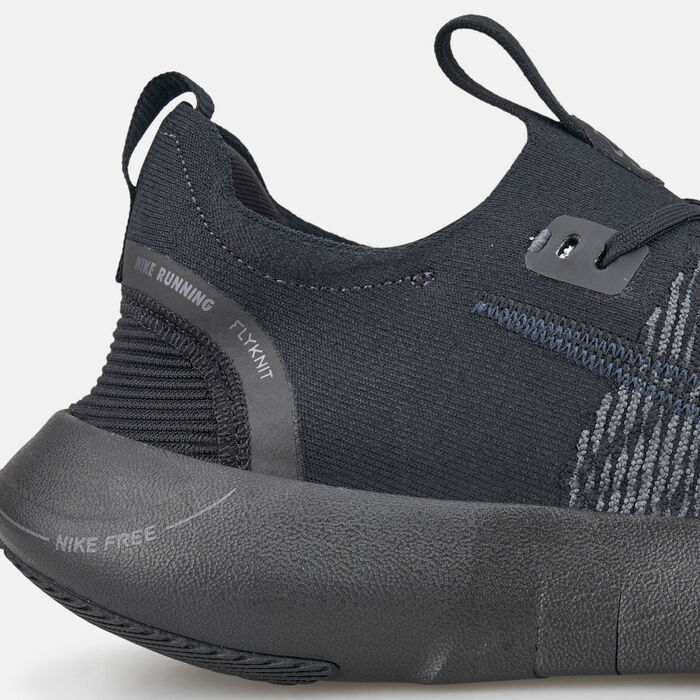 Nike Men's Free Run Flyknit Next Nature Road Running Shoes Black image number 4